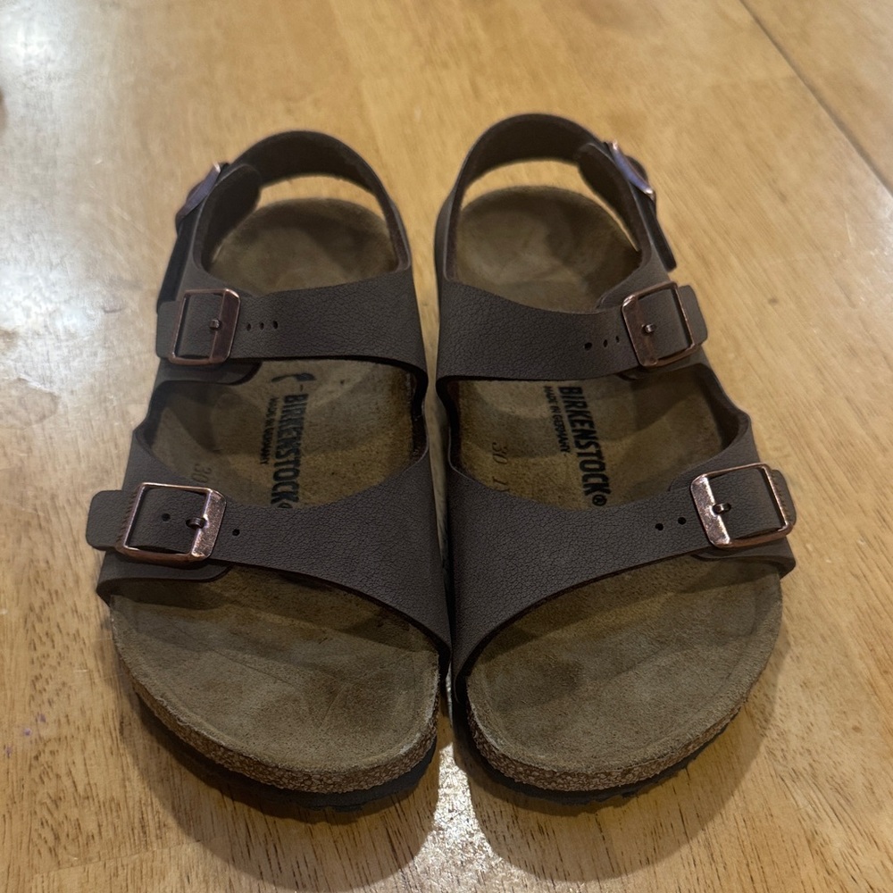 Birkenstock Kids Roma Brown Sandals
